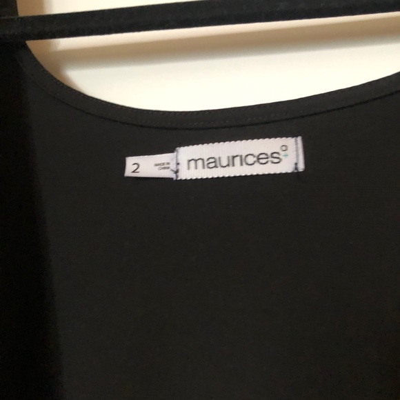 Sparkly Cold-Shoulder Wrap Front Blouse - Picture 3 of 7